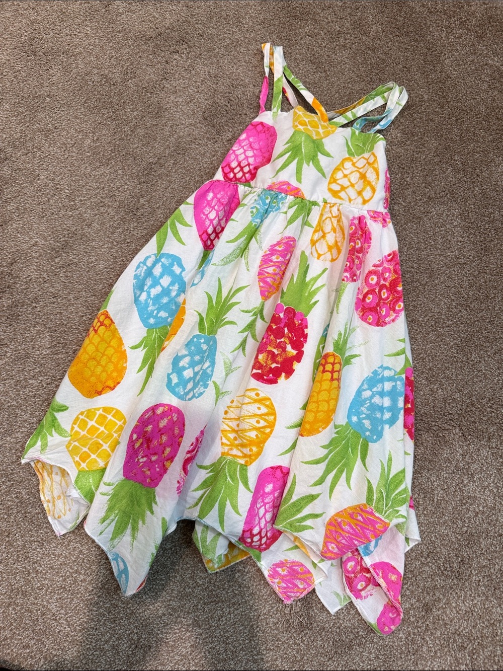 C&C California Kids Multicolor Pineapple Sundress